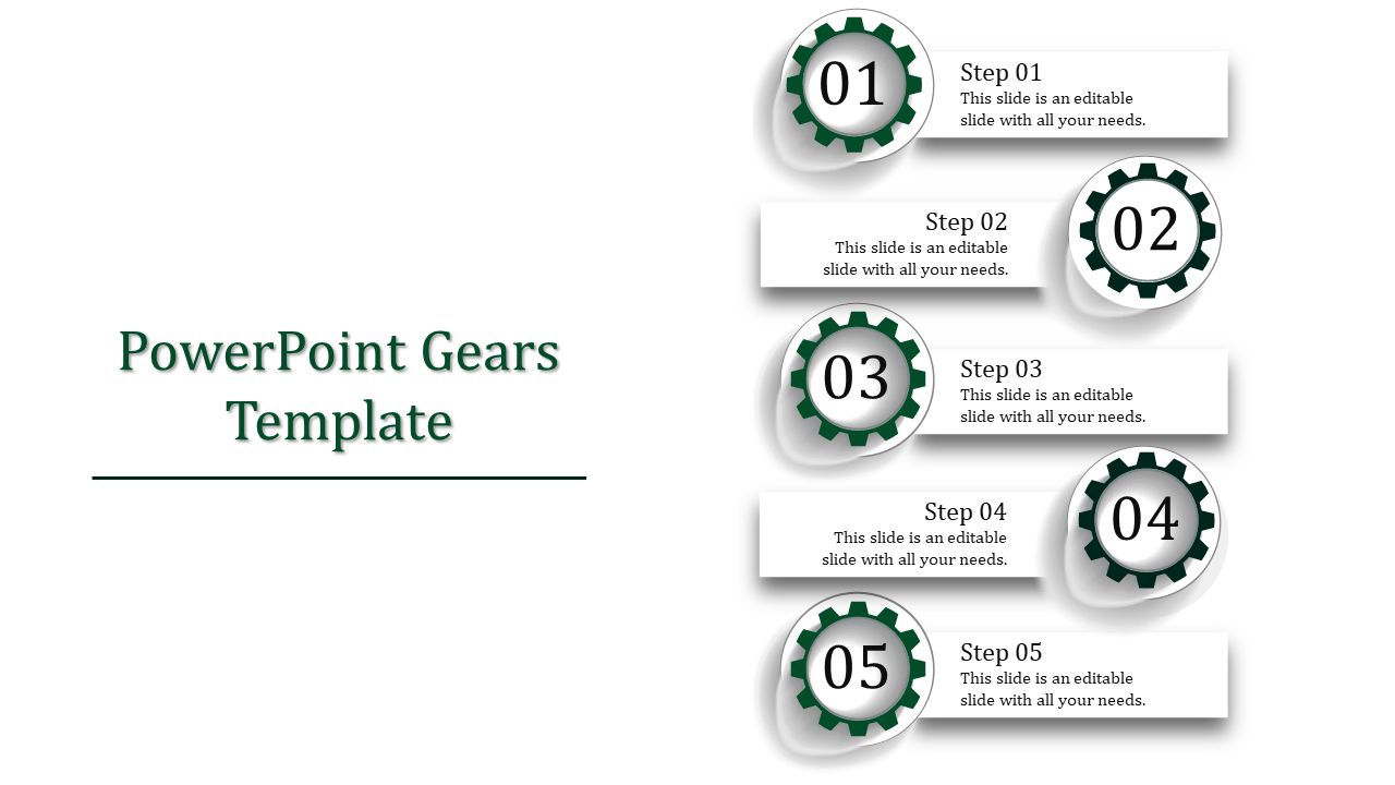 powerpoint gears template-Powerpoint Gears Template-5-Green